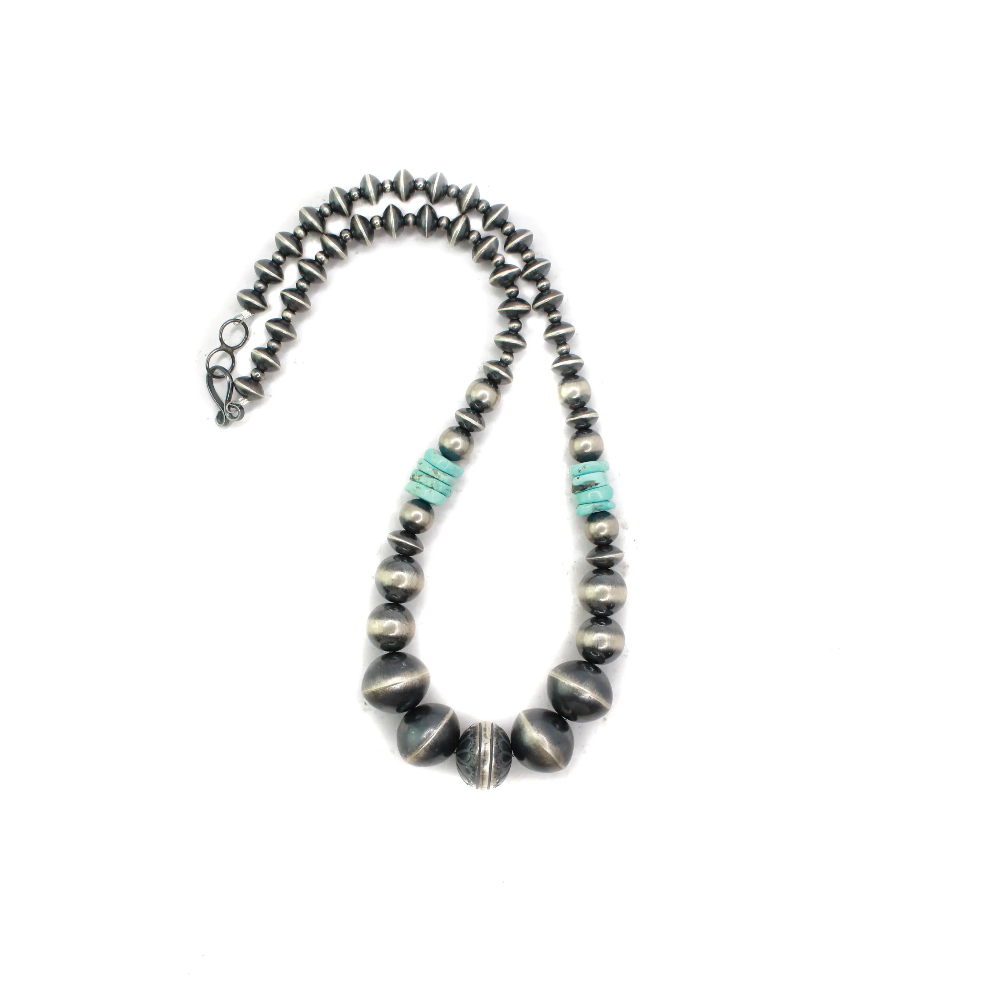 2024 Black Friday - Turquoise & Navajo Pearl Necklace