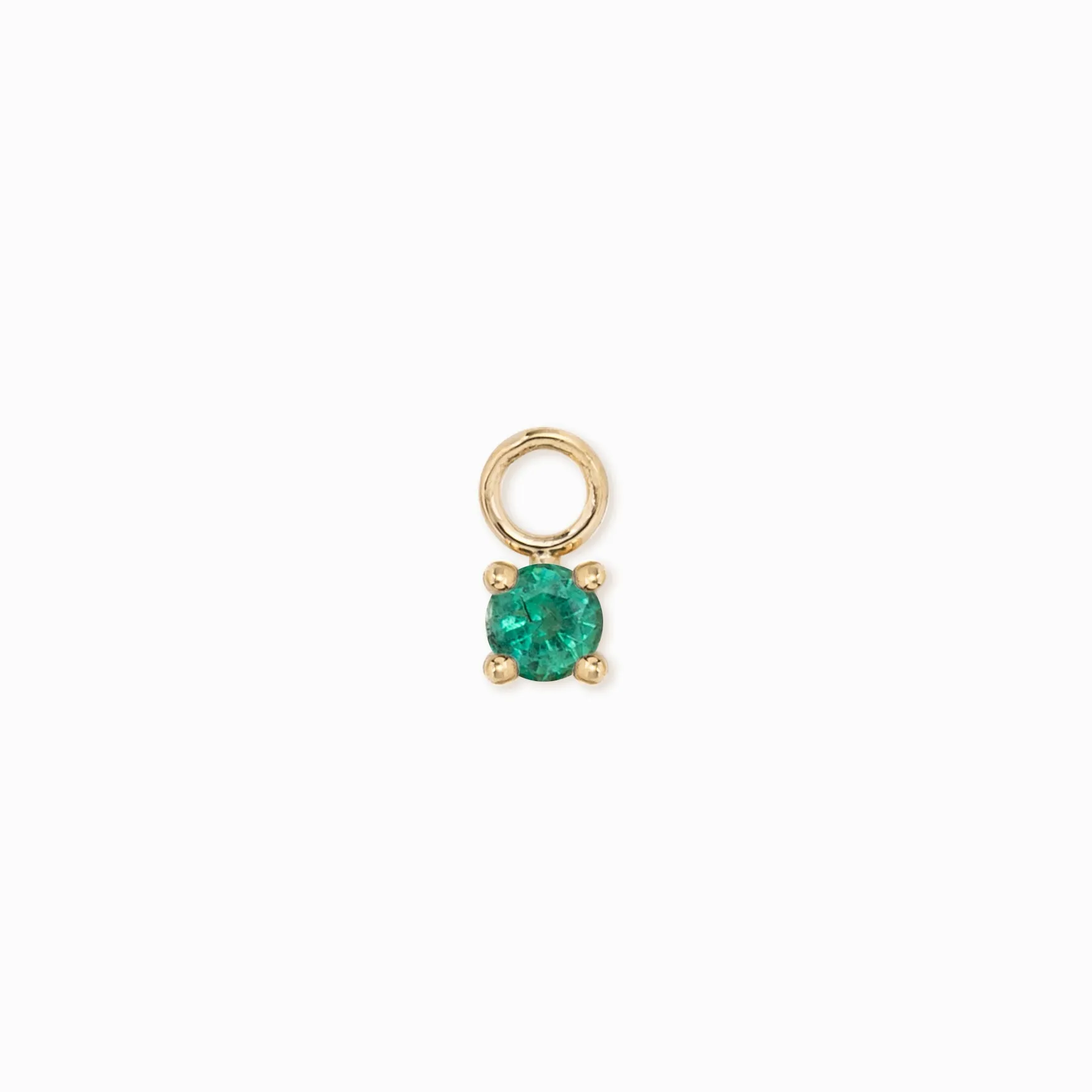 3mm Birthstone Hoop Charm