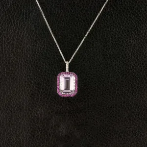 Amethyst & Pink Sapphire Pendant