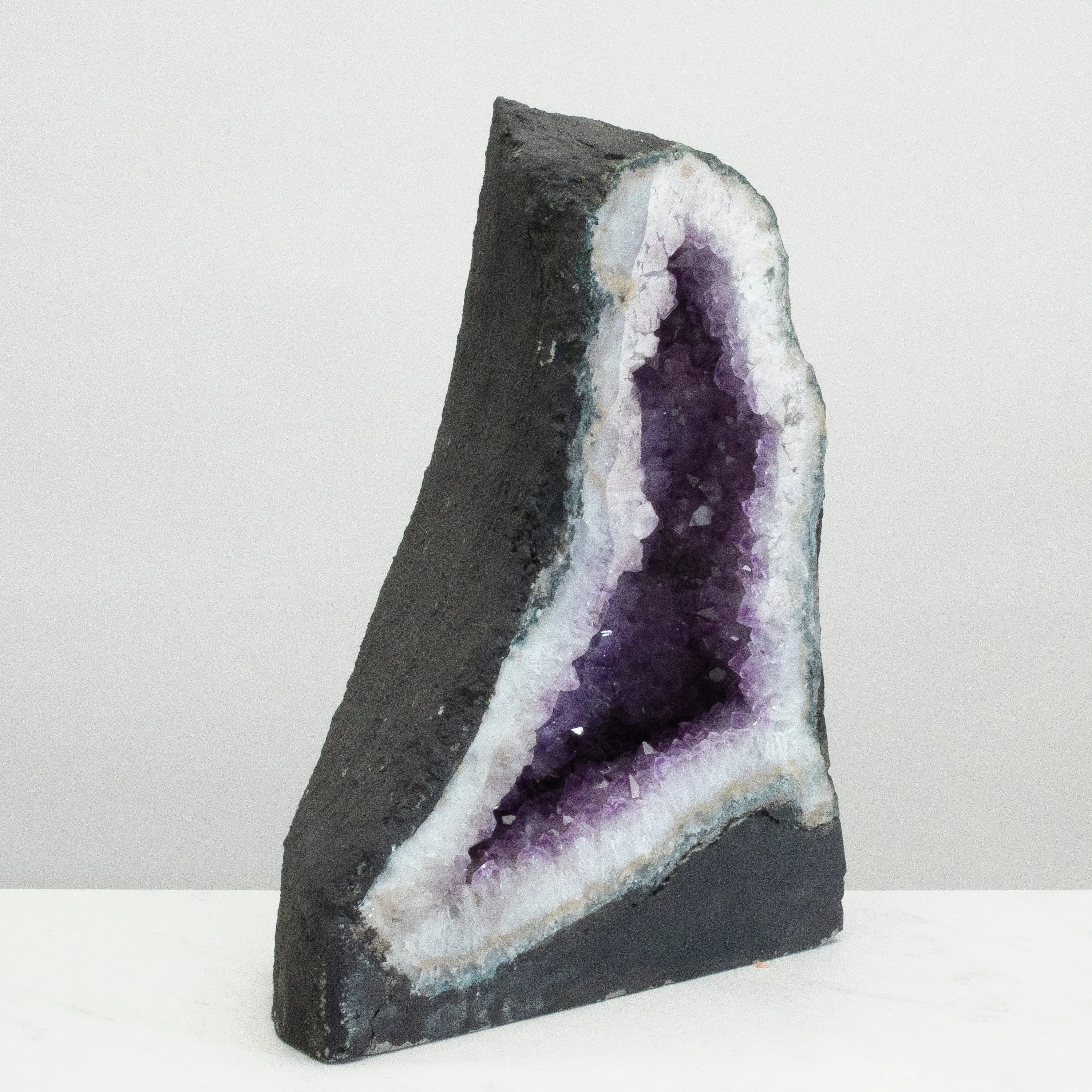 Amethyst Geode Cathedral from Brazil - 15.5" / 34.1 lbs