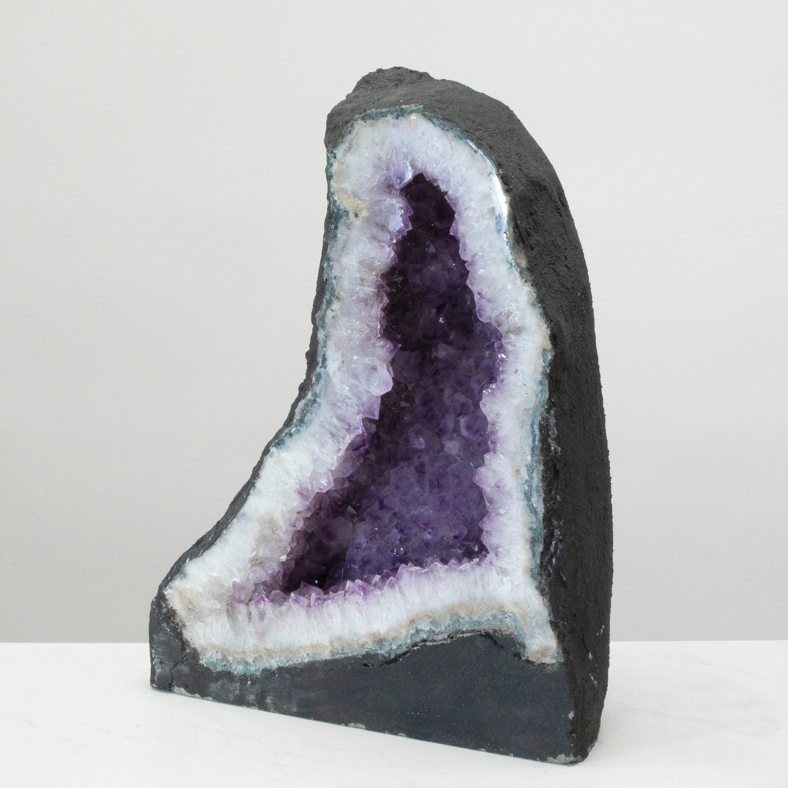 Amethyst Geode Cathedral from Brazil - 15.5" / 34.1 lbs