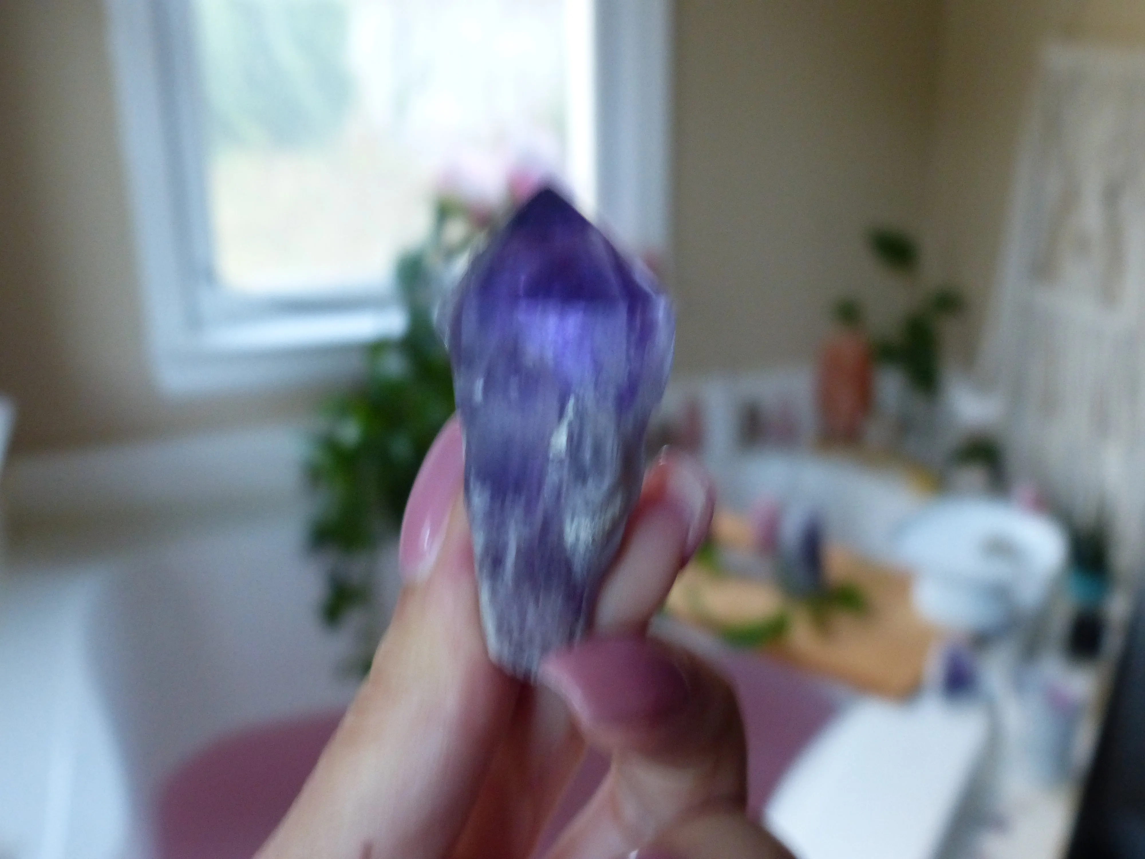 Amethyst Point, Amethyst Elestial Point from Brazil (#2)