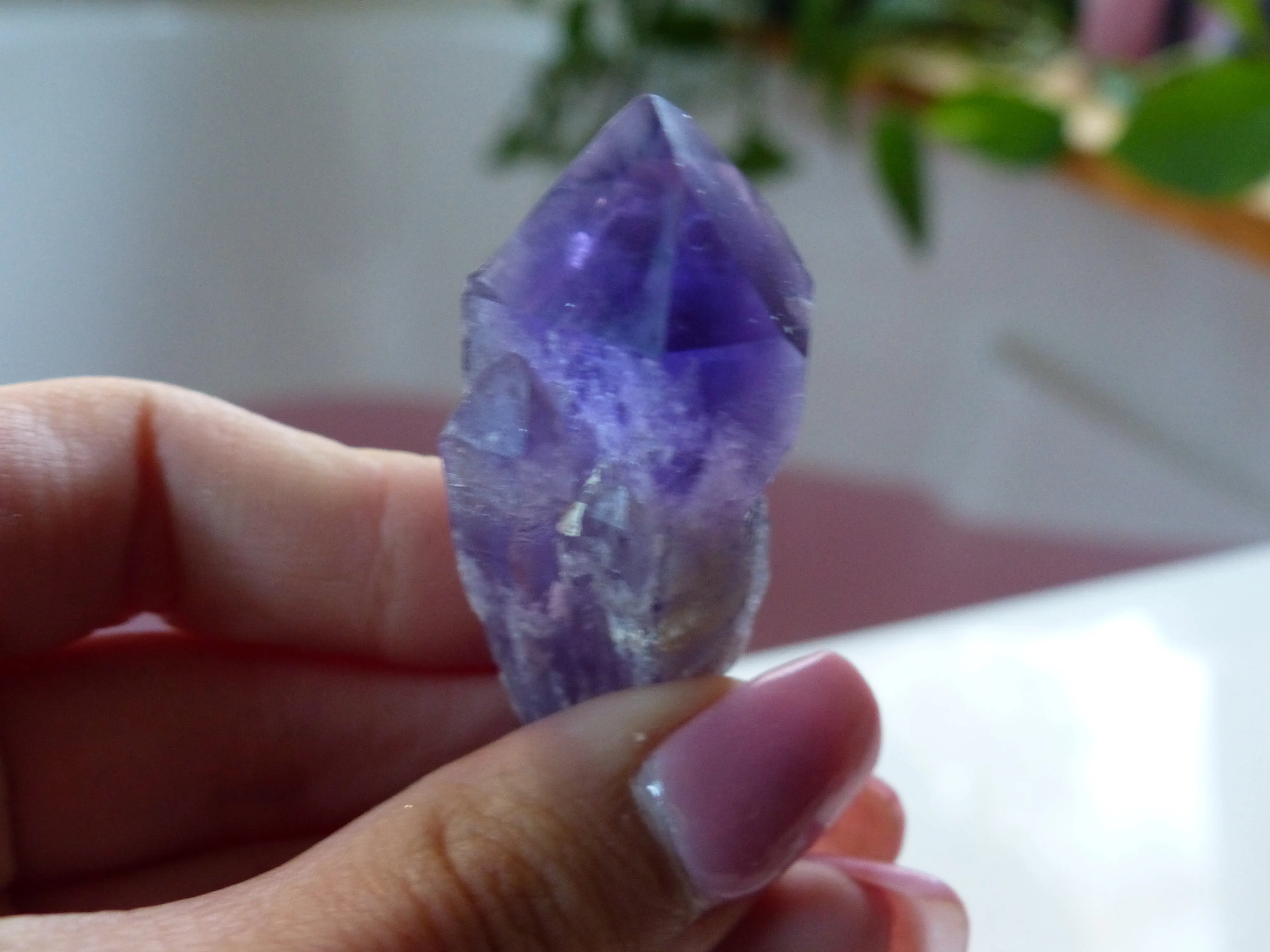 Amethyst Point, Amethyst Elestial Point from Brazil (#2)