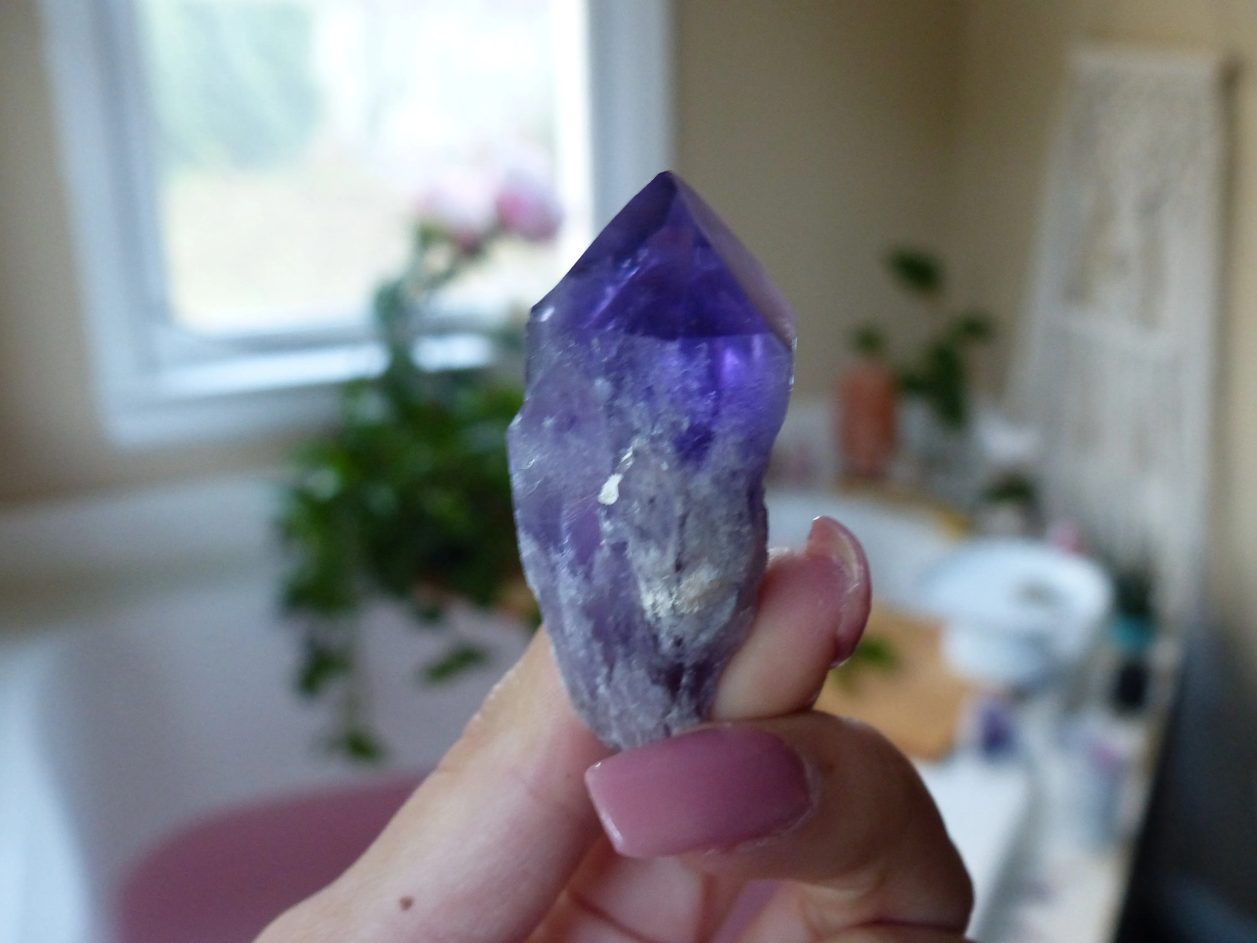 Amethyst Point, Amethyst Elestial Point from Brazil (#2)