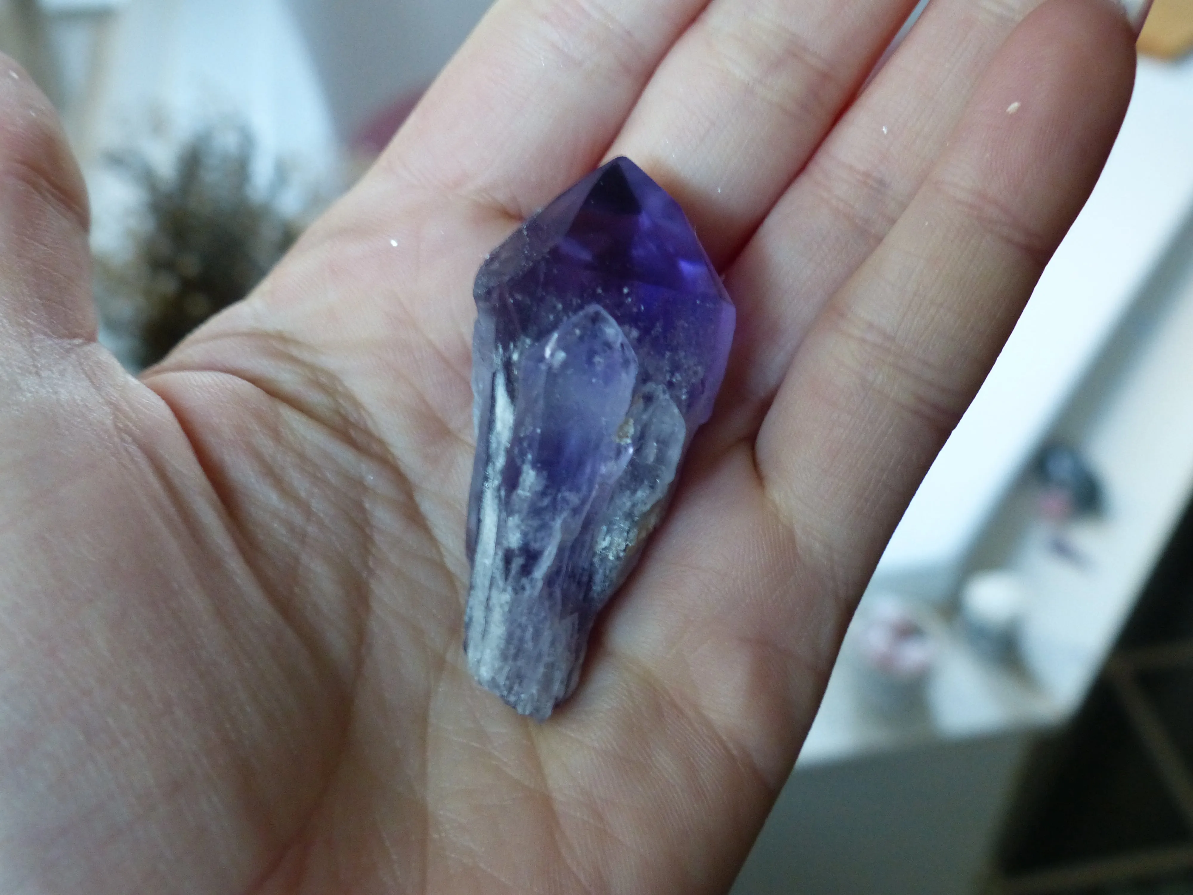 Amethyst Point, Amethyst Elestial Point from Brazil (#2)