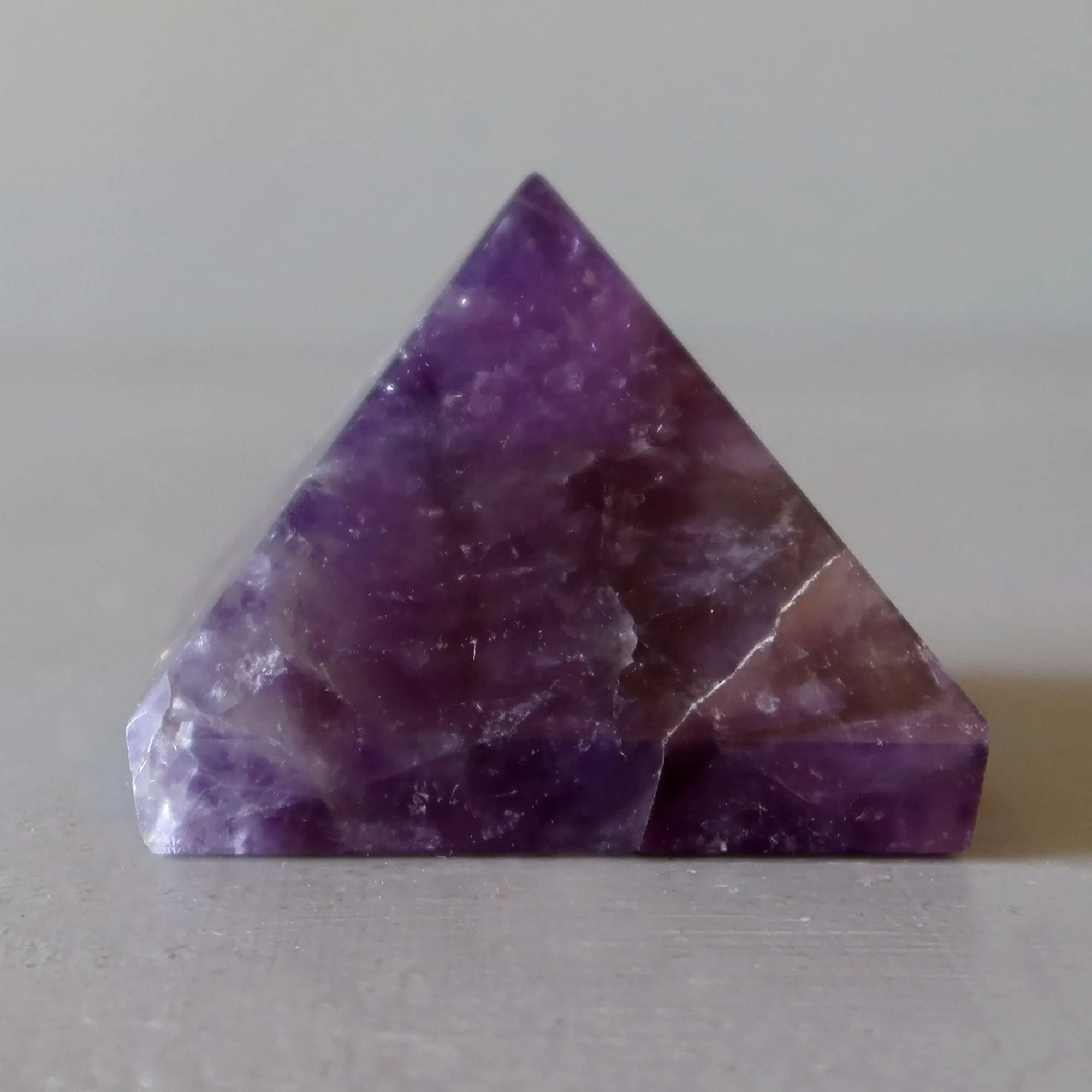 Amethyst Pyramid Spiritual Antenna Stone