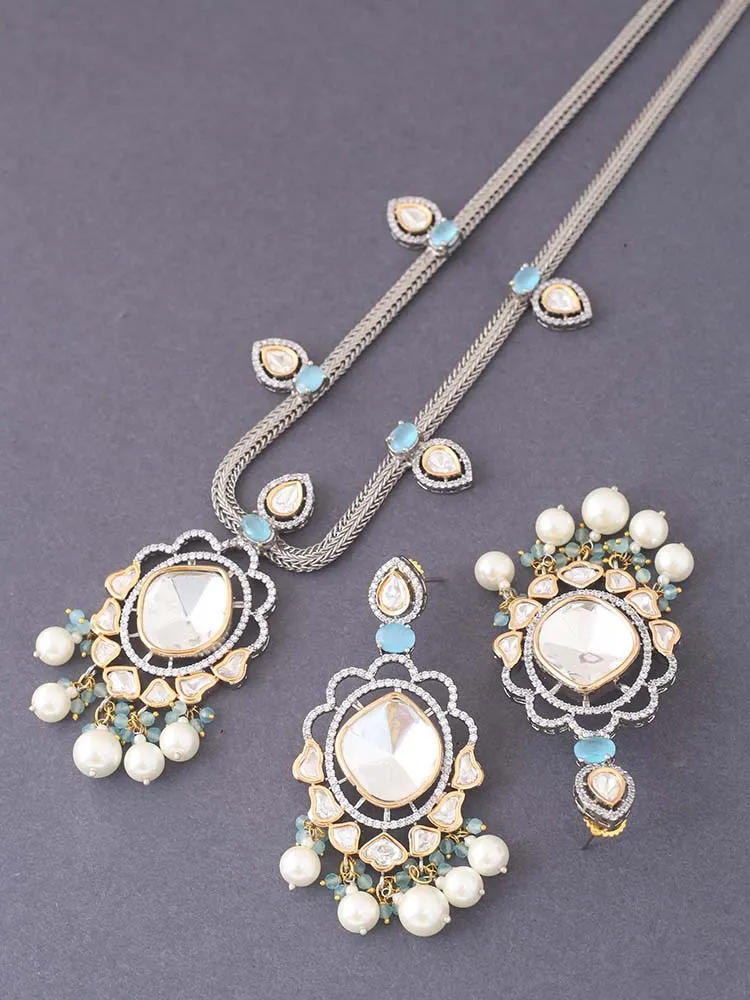 Antique Turquoise Catherine Zirconia Jewellery Set