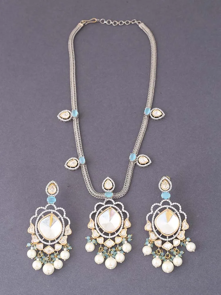 Antique Turquoise Catherine Zirconia Jewellery Set