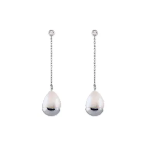 Bianc Marine Silver Earrings