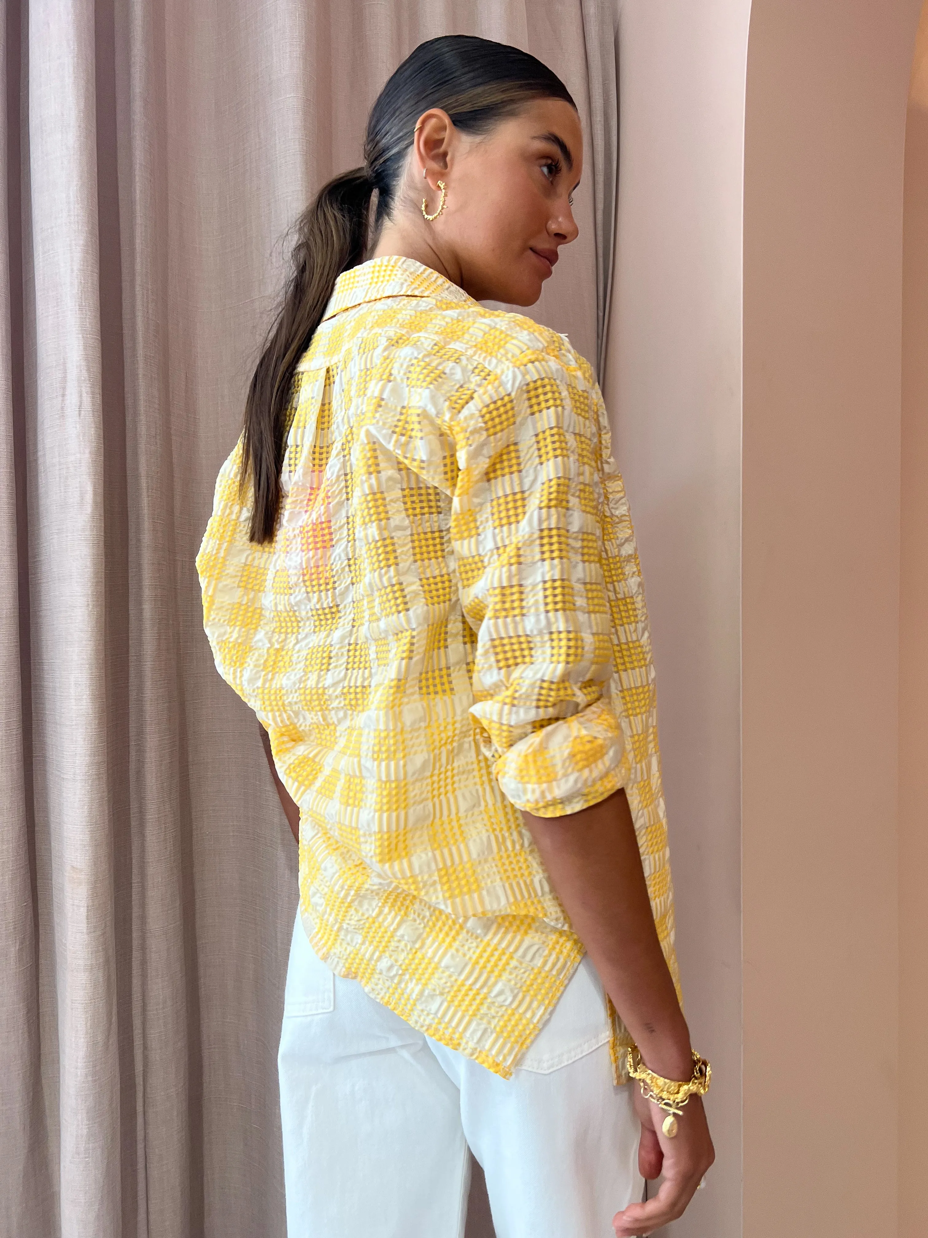 Blanca Poppy Shirt in Yellow