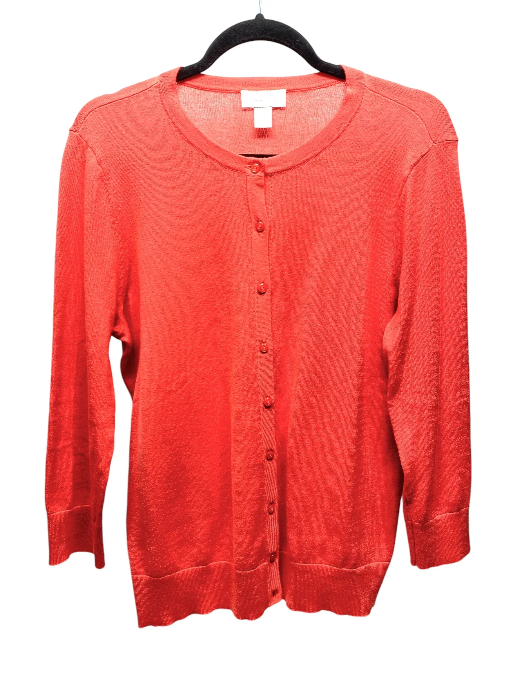 Cardigan By Loft In Coral, Size: L