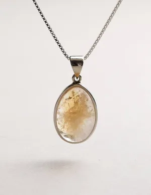 Citrine Mini Pendant Necklace