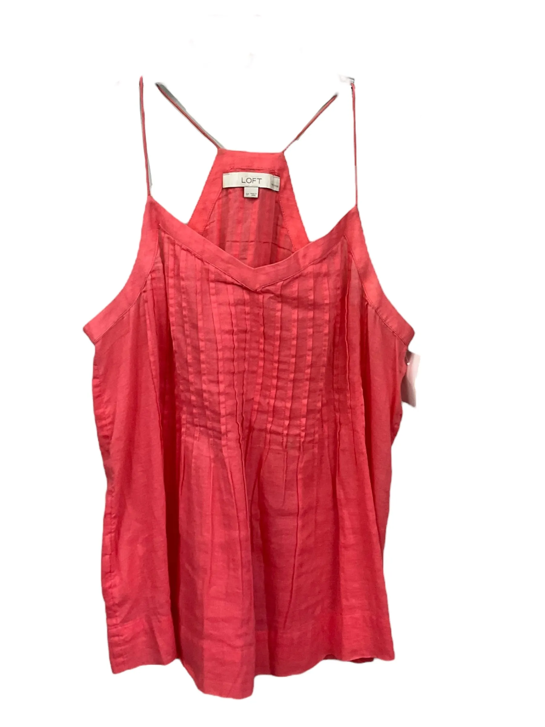 Coral Top Sleeveless Loft, Size S