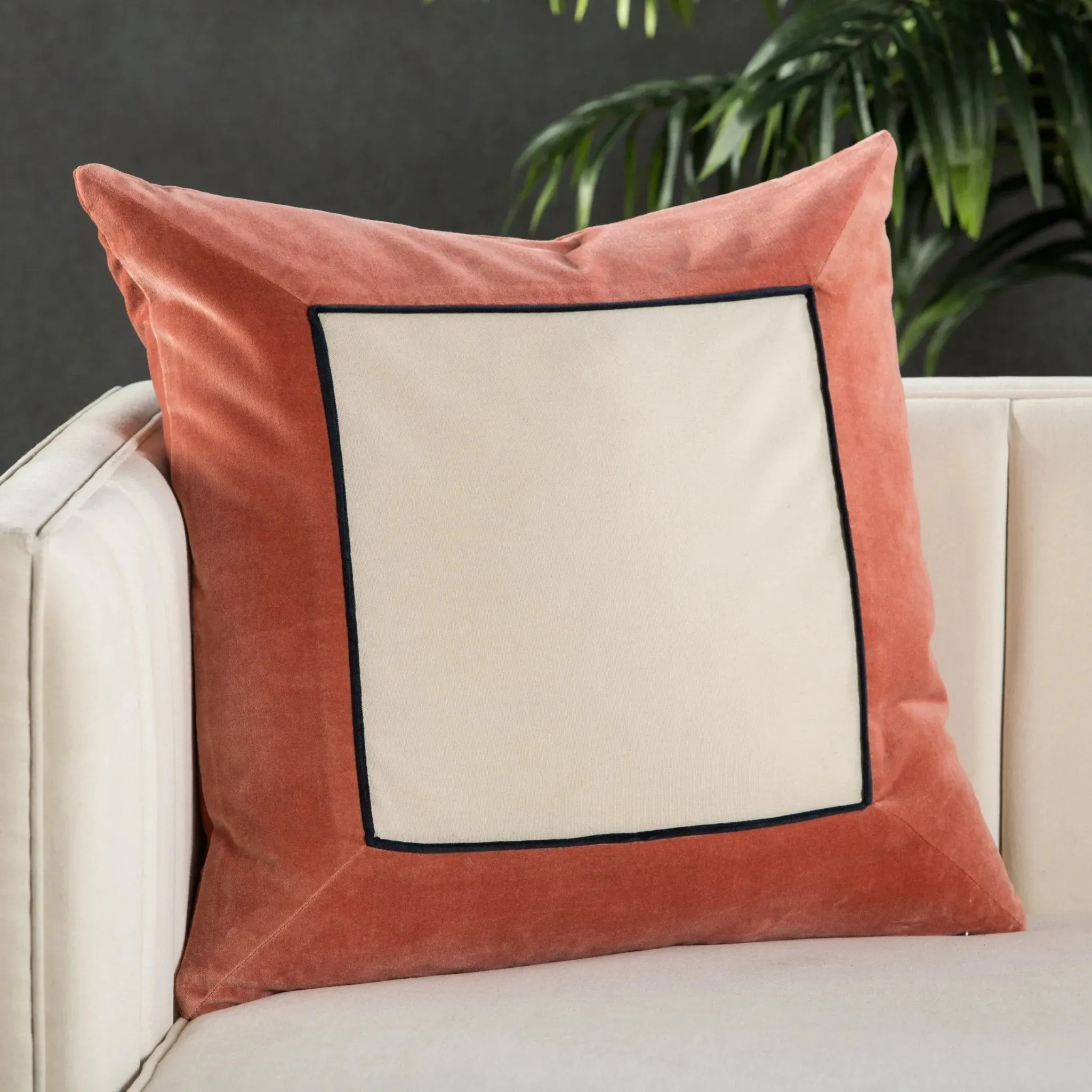 Emerson EMS10 Pink/Cream Pillow