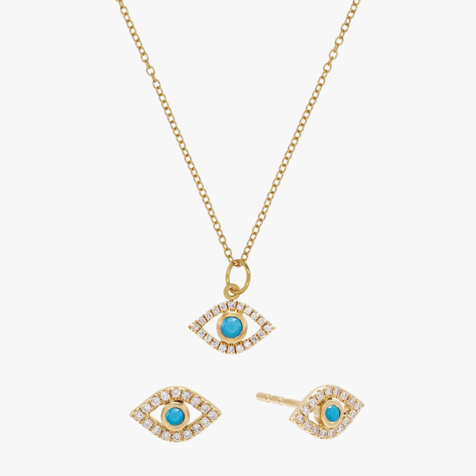 Evil Eye Turquoise Necklace