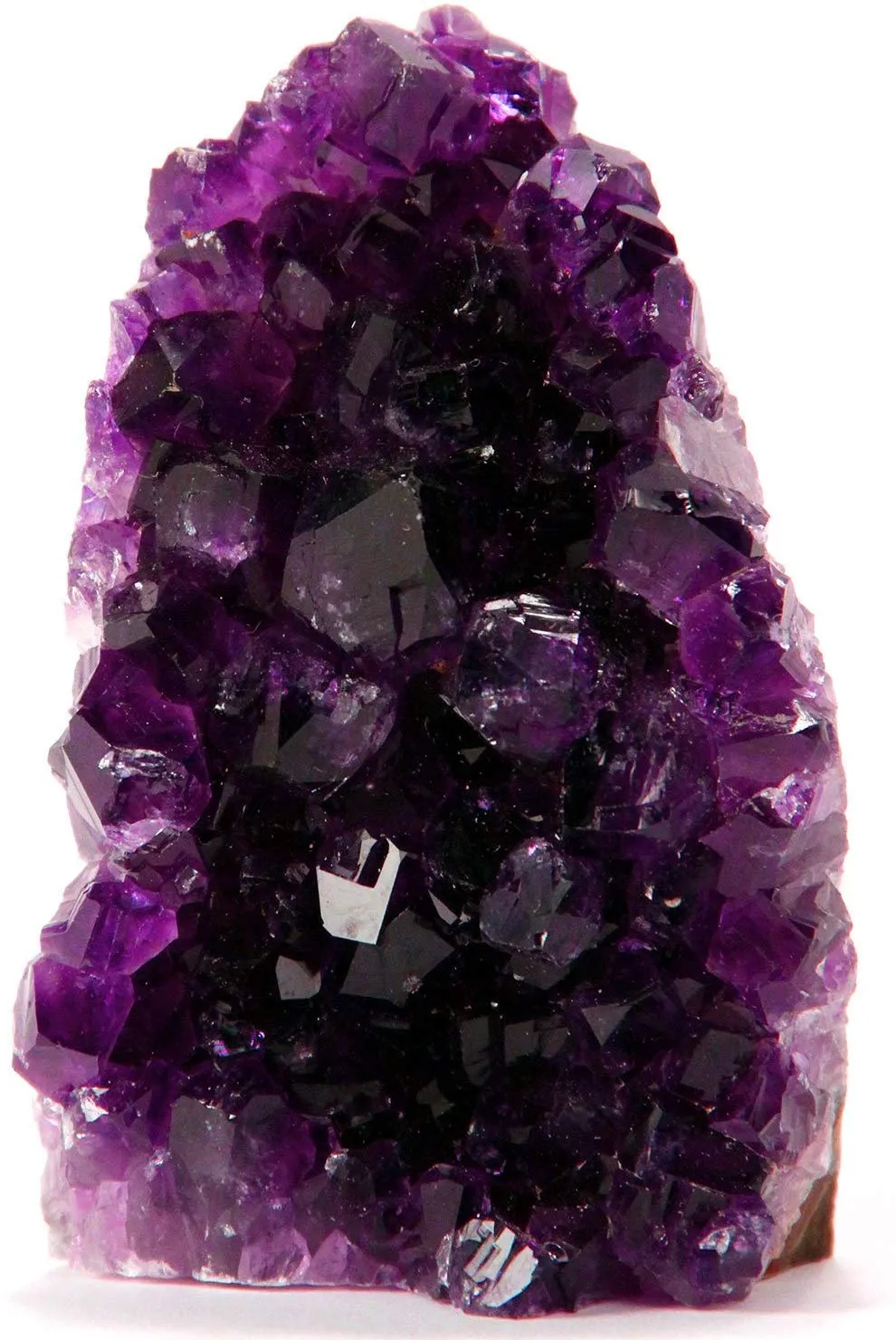 Extreme Amethyst Cluster – .5 to 1 Pound of Powerful deep Purple Crystals from Uruguay. Includes Bonus Selenite.