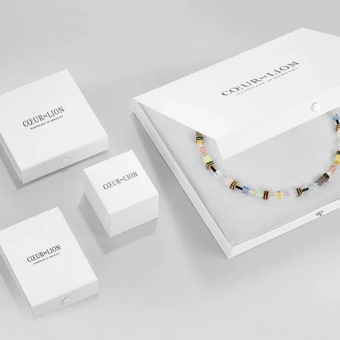 GeoCUBE® Iconic Turquoise-Gold Necklace 2838/10-0616