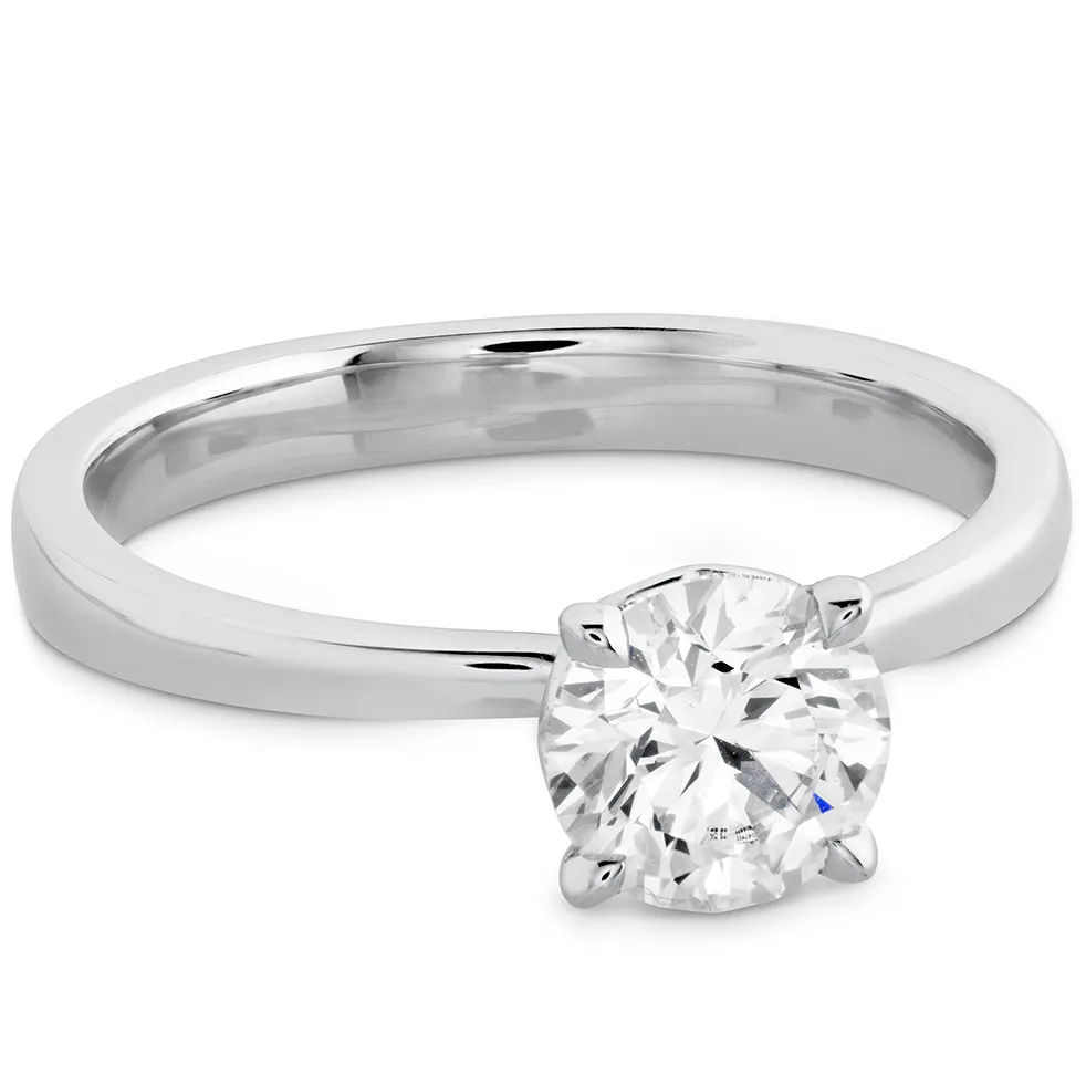 Hearts on Fire Platinum HOF Signature Solitaire Engagement Setting