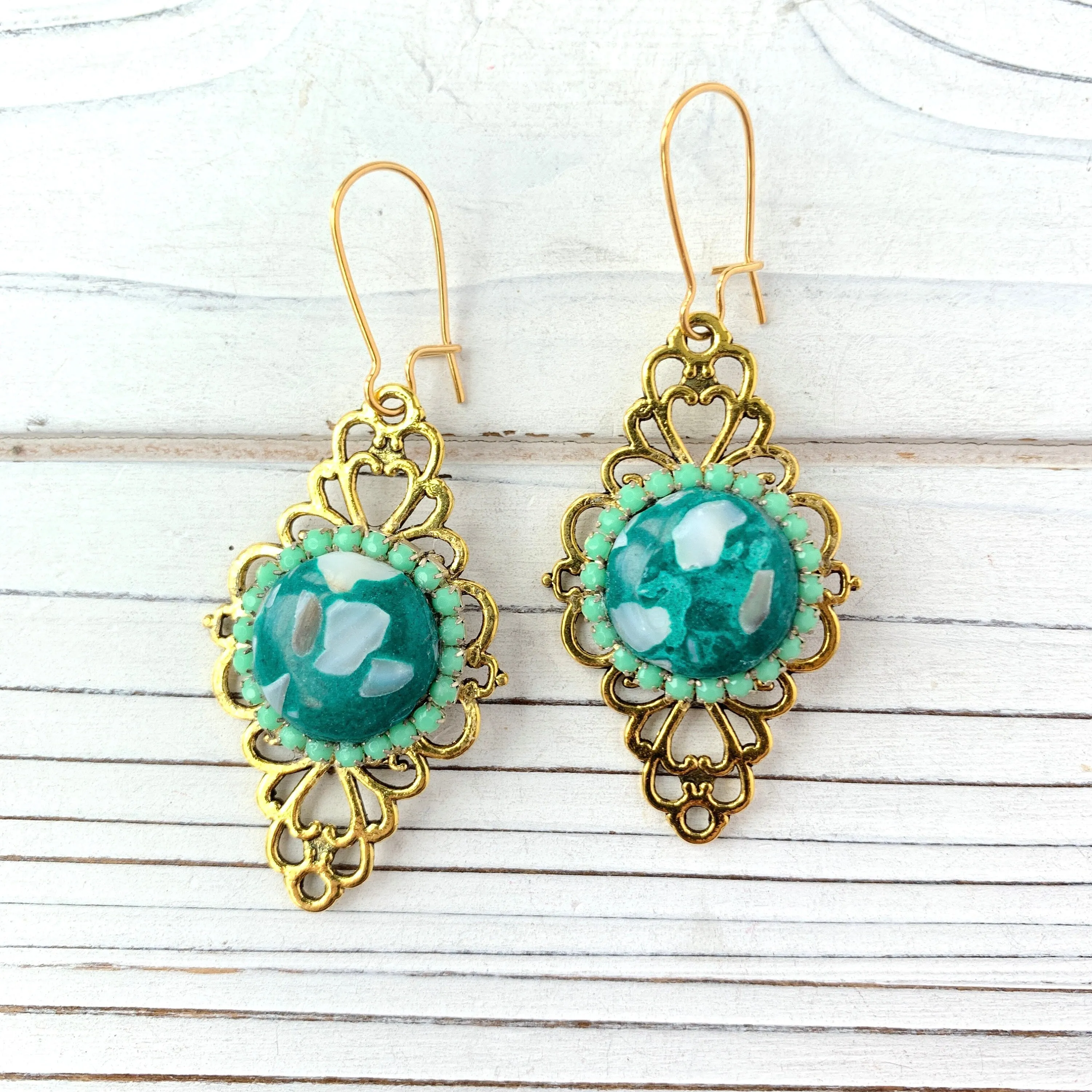 Lattice Earrings - 3 Color Options