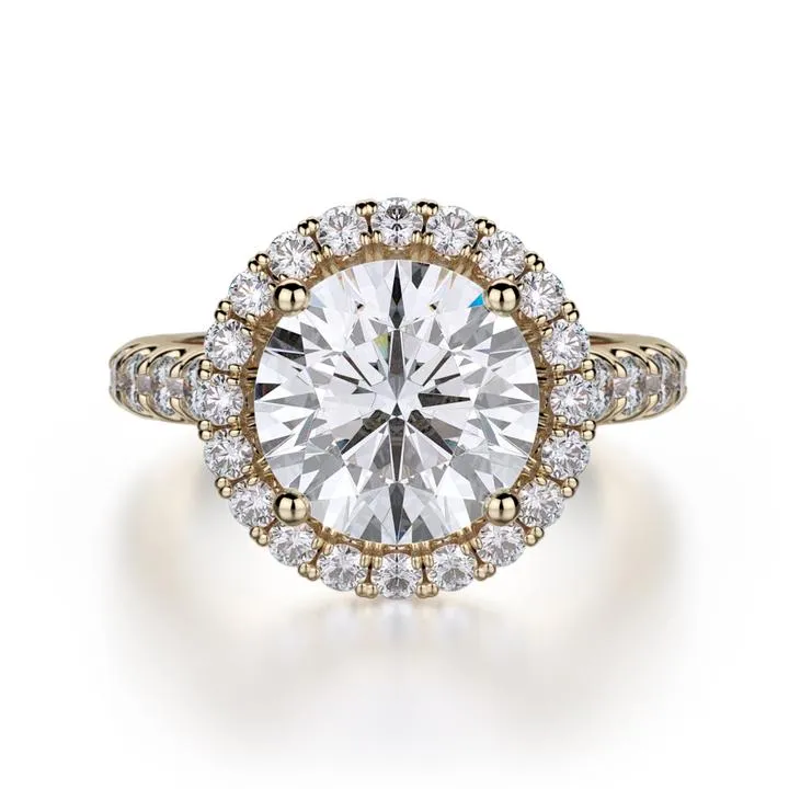 Michael M EUROPA Diamond Engagement Ring R320L-3