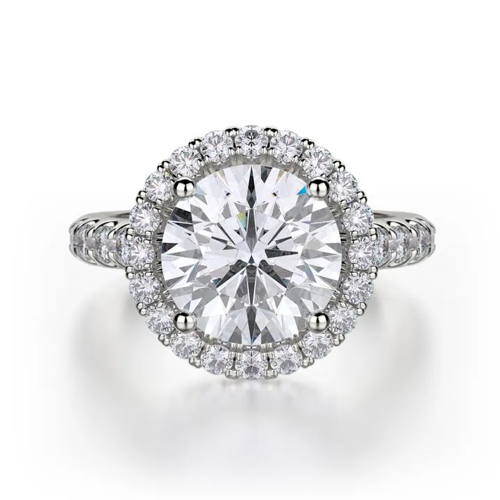 Michael M EUROPA Diamond Engagement Ring R320L-3