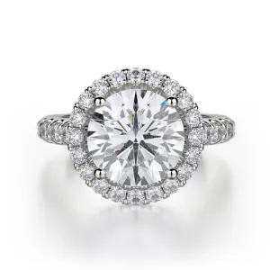 Michael M EUROPA Diamond Engagement Ring R320L-3