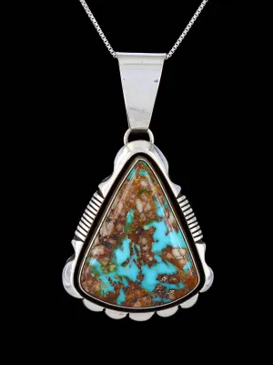 Native American Jewelry Royston Turquoise Pendant