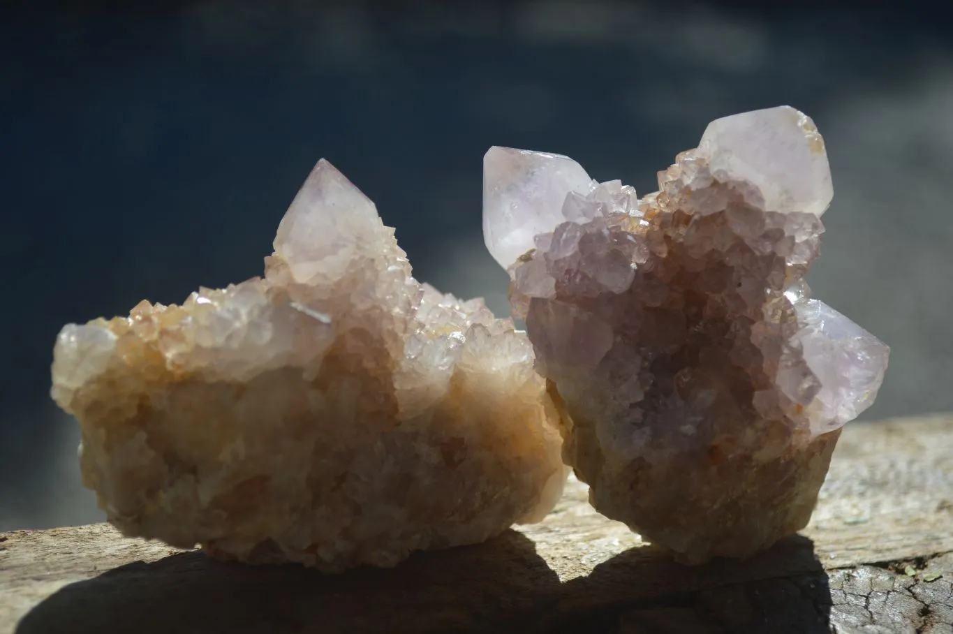 Natural Mixed Selection Of Spirit Amethyst Clusters x 12 From Boekenhouthoek, South Africa