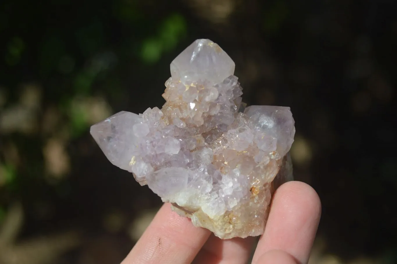 Natural Mixed Selection Of Spirit Amethyst Clusters x 12 From Boekenhouthoek, South Africa