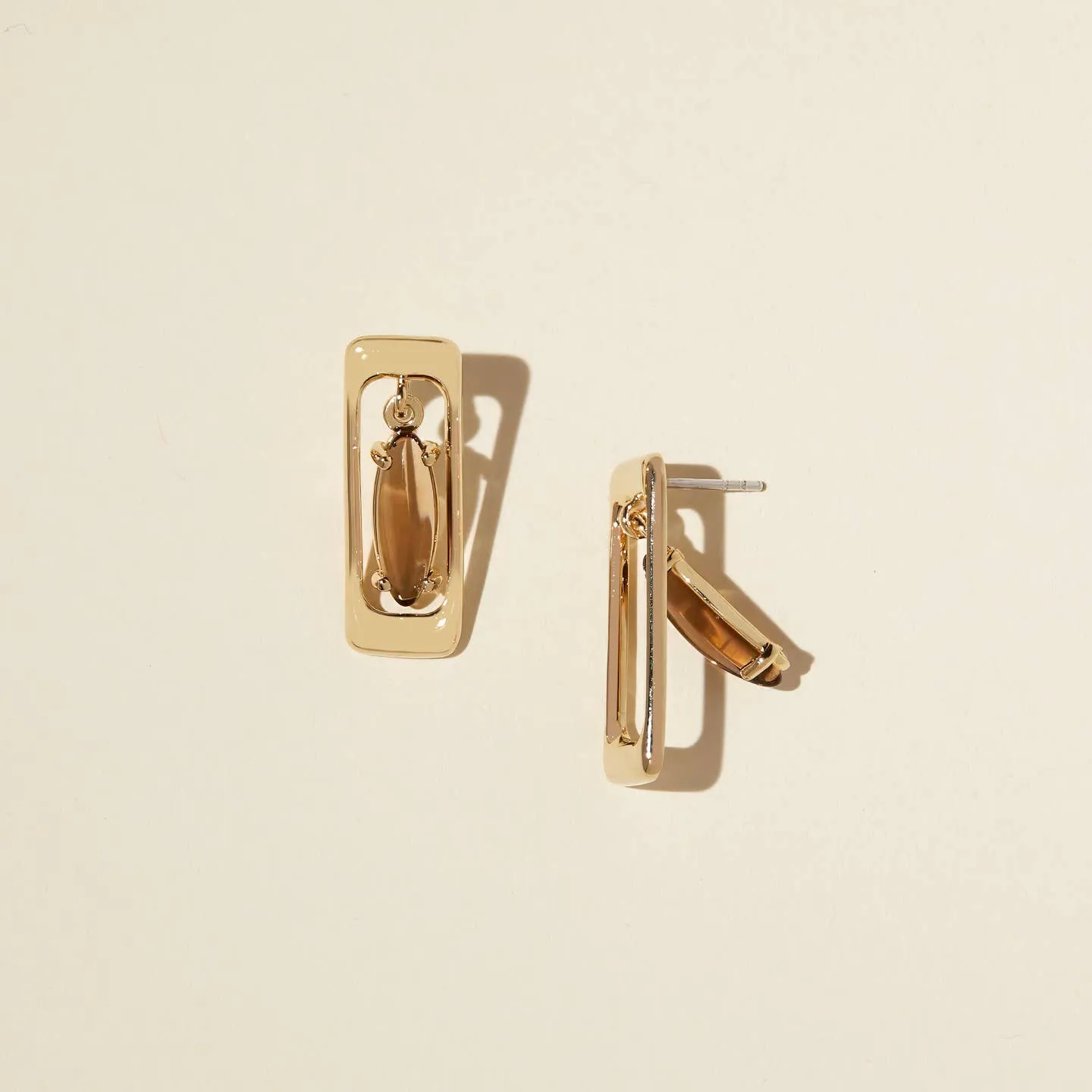 NEW! Concord Earrings in Tan by Lindsay Lewis