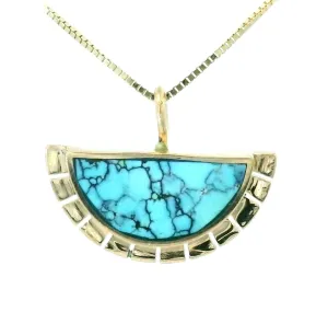 New Moon Turquoise Selene Necklace