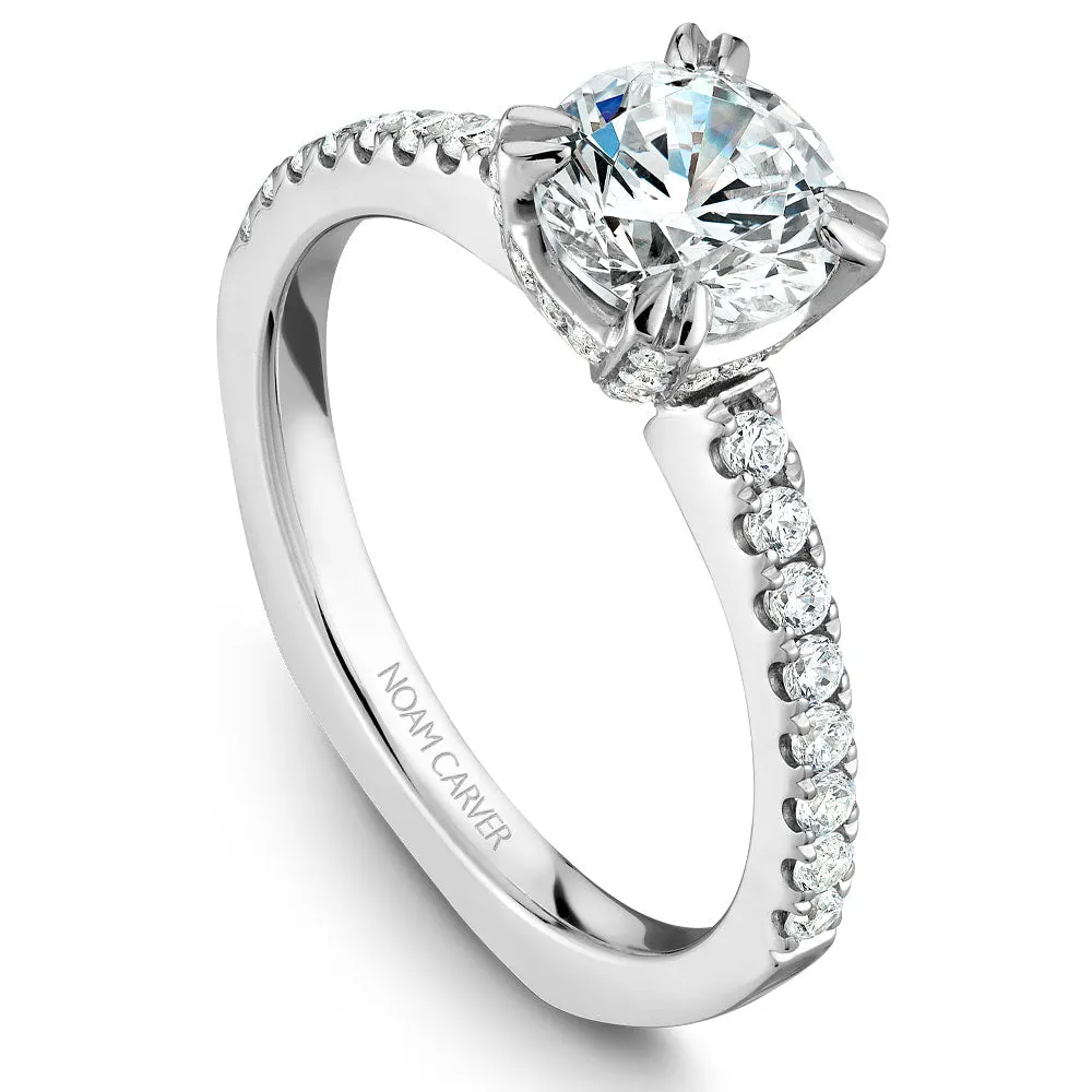 Noam Carver Engagement Ring - B009-01WM-100A