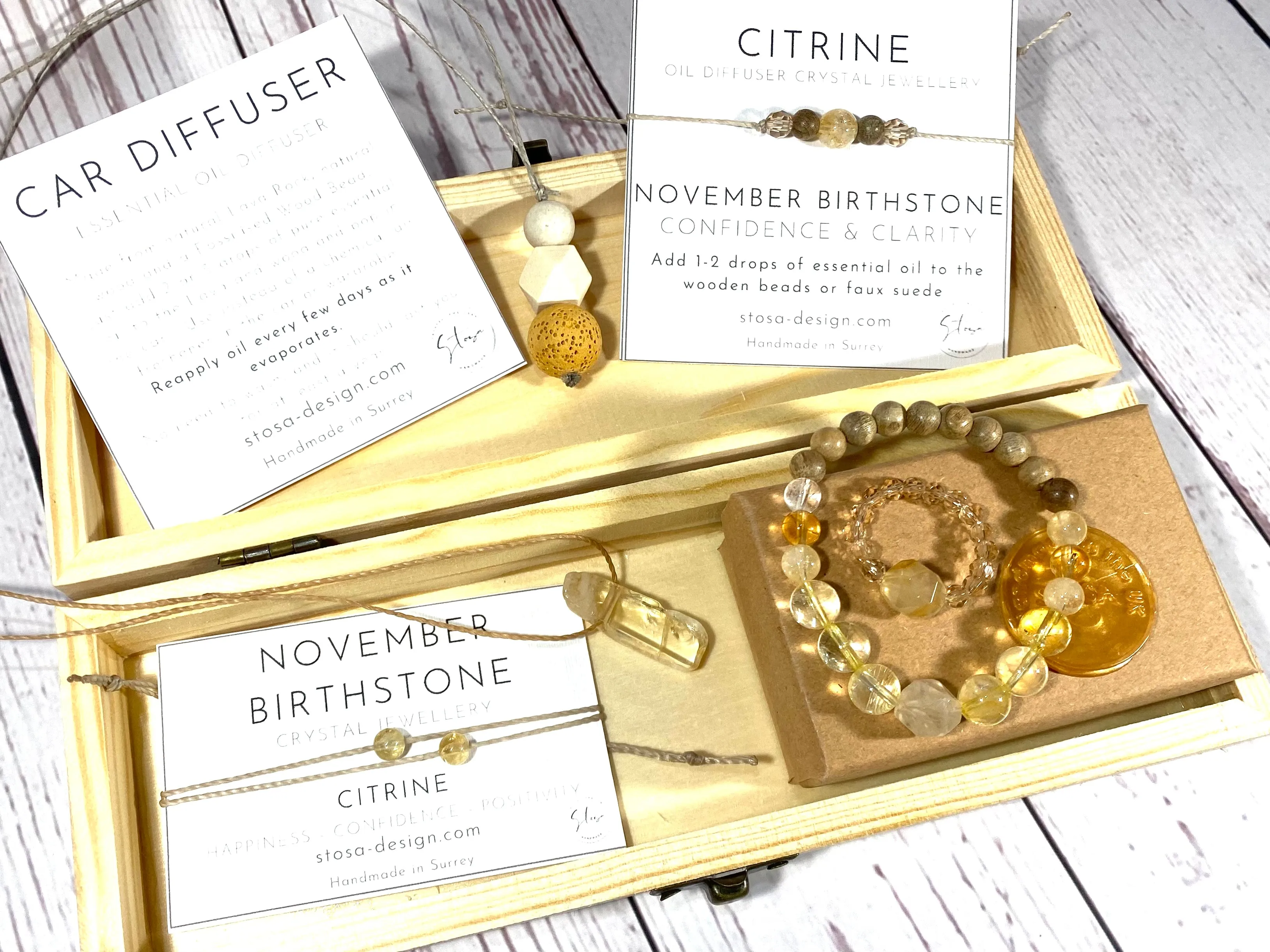 November Crystal Gift Box