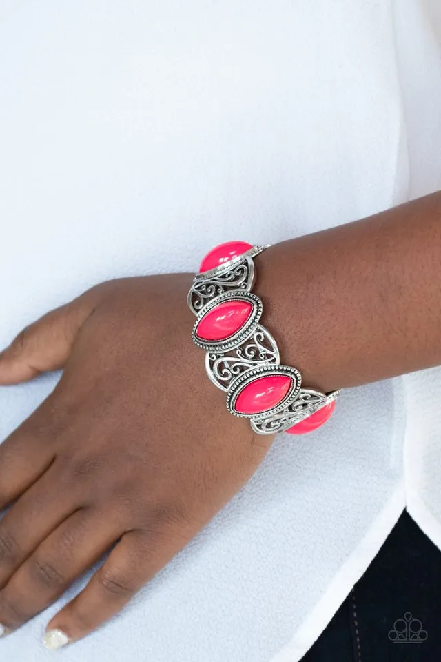 Paparazzi Bracelet ~ POP, Skip, and a Jump - Pink