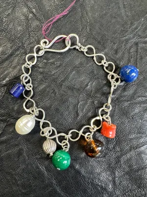 Pearl Charm Bracelet