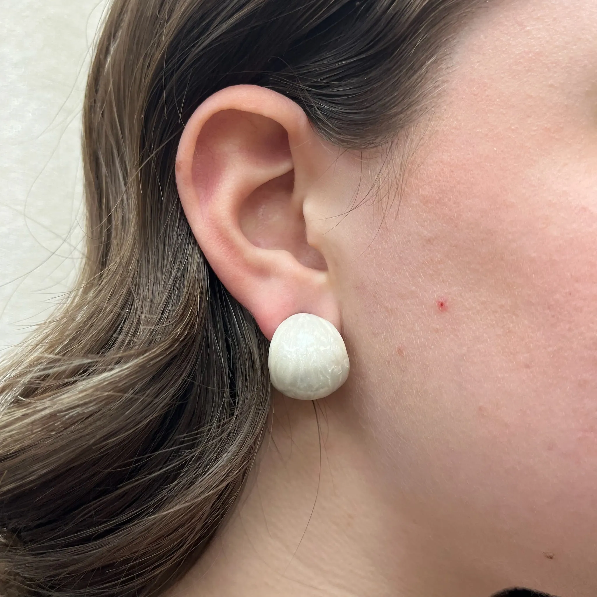 Pearl Enamel Stud