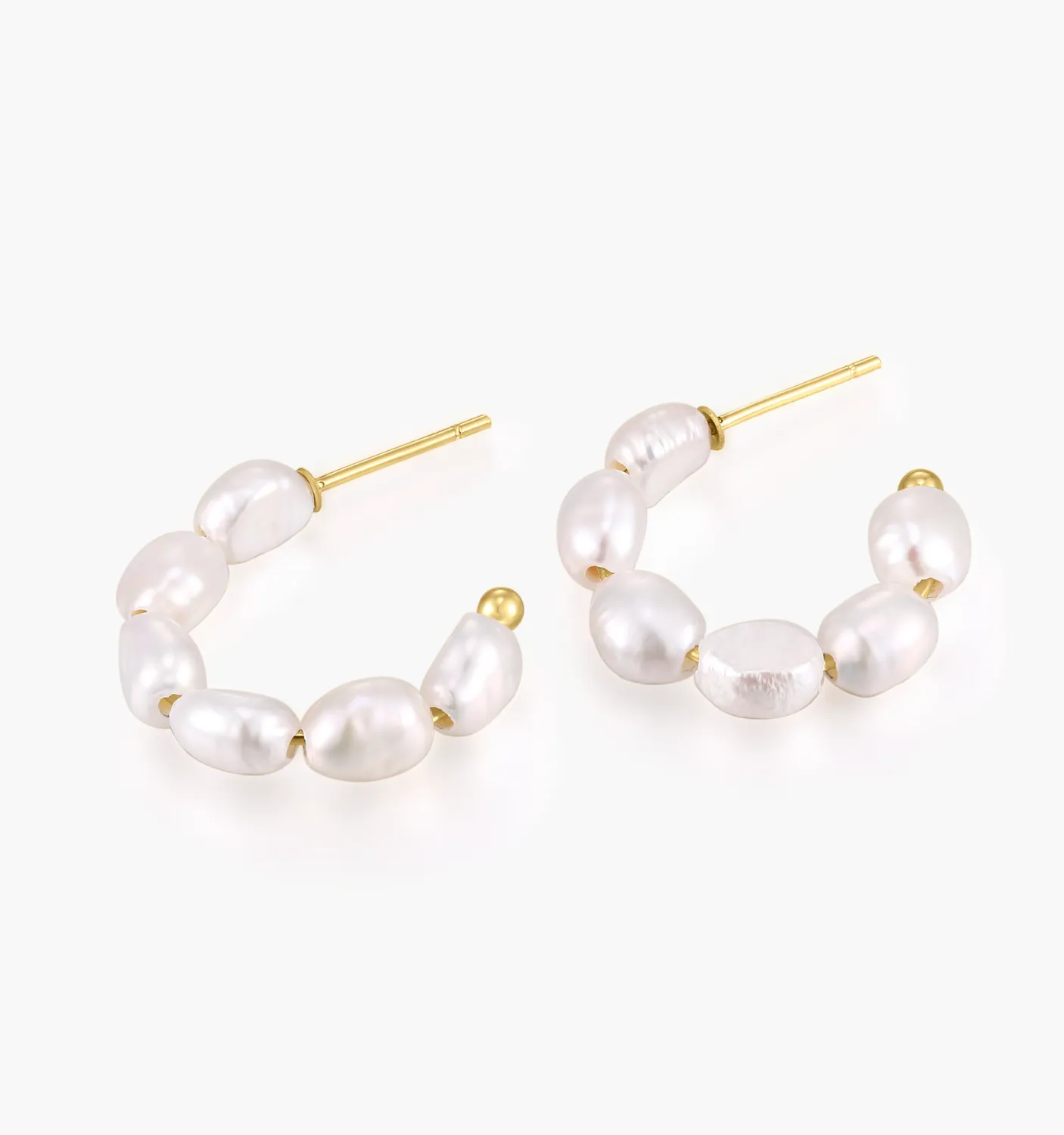 Pearl Hoops