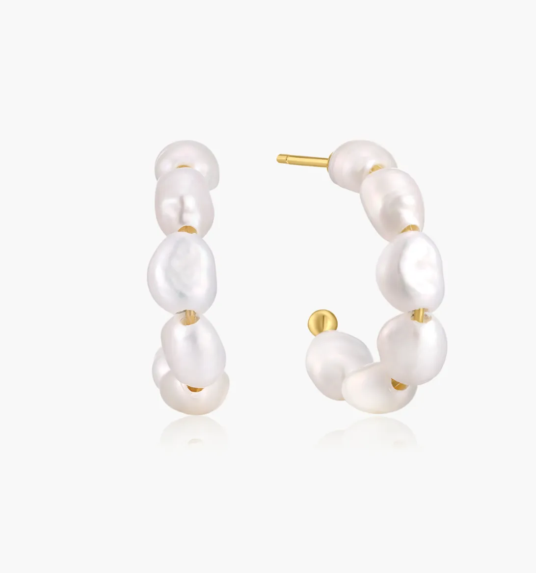 Pearl Hoops