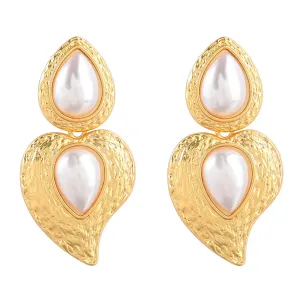 PEARL STATEMENT EARRINGS