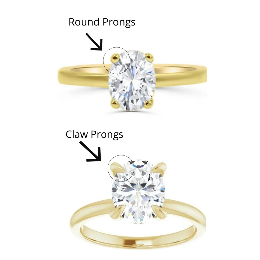 Phavady | Oval Moissanite Engagement Ring