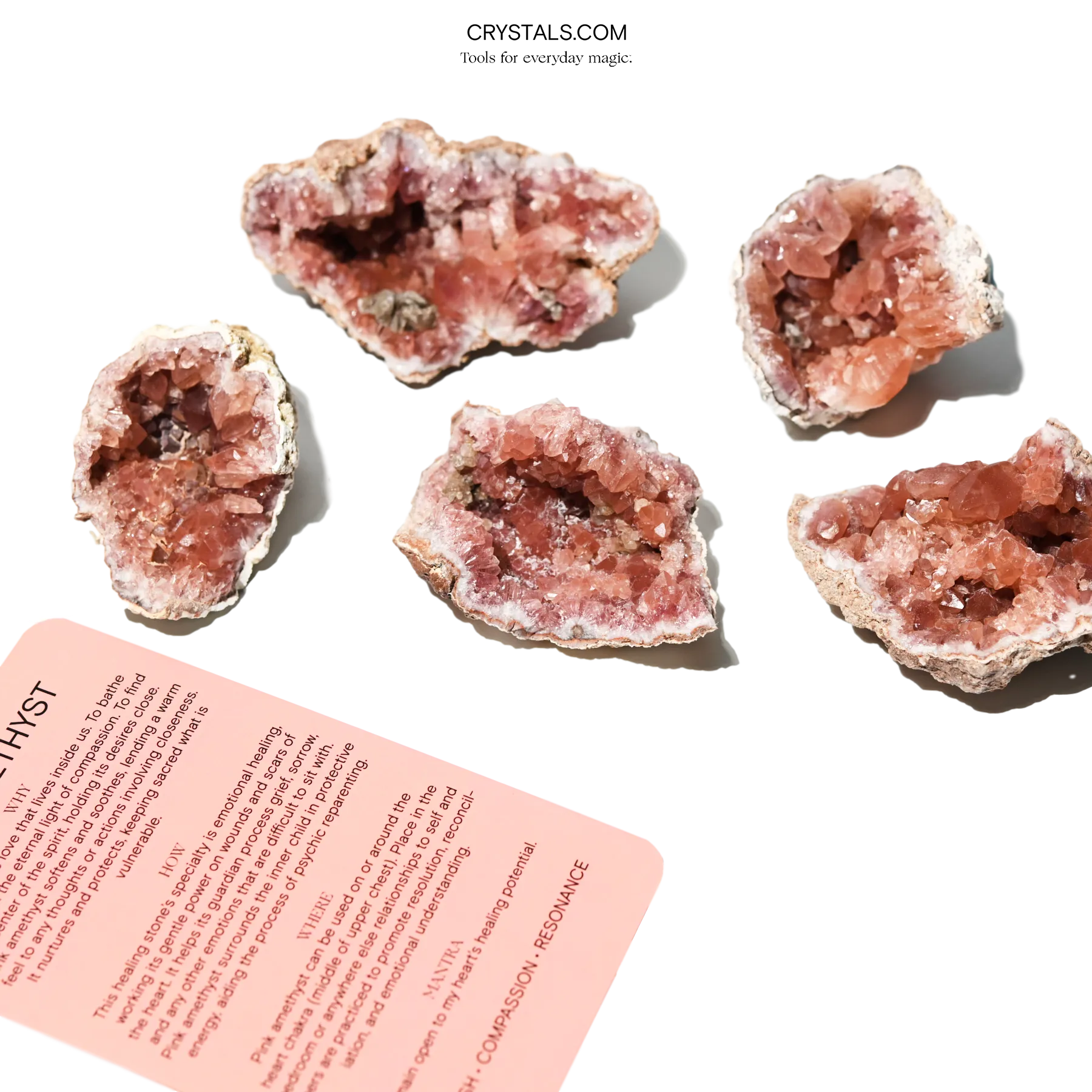 Pink Amethyst Geode