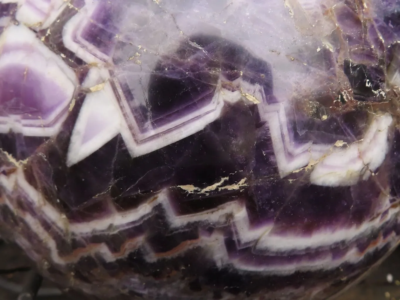 Polished Giant Flower Amethyst Sphere With Custom Metal Stand x 1 From Zambia