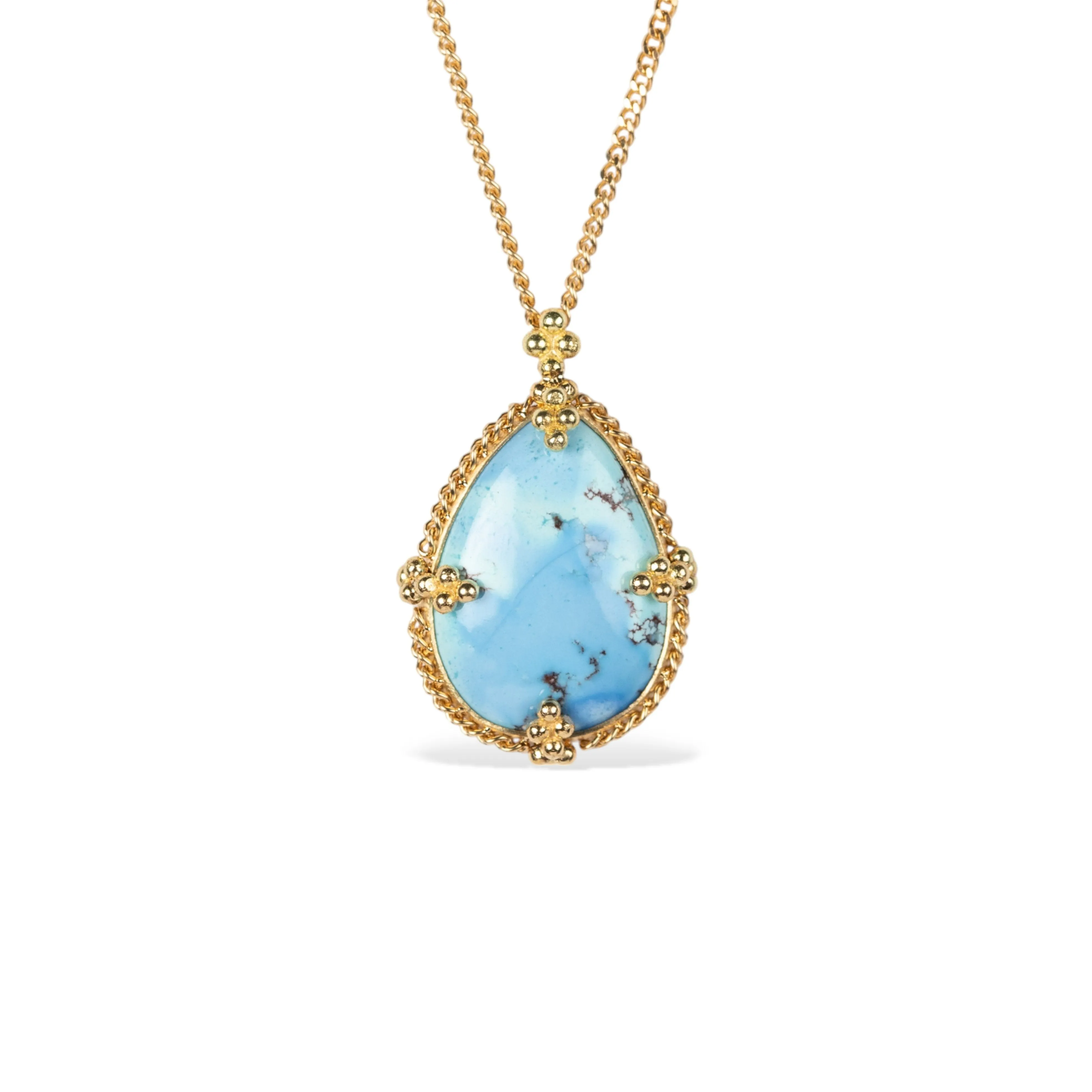 Sky Blue Turquoise Necklace