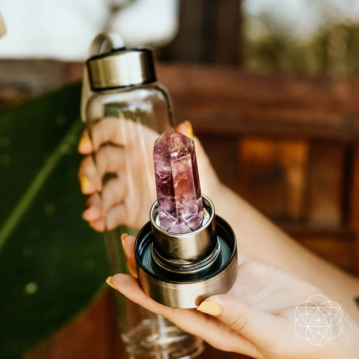 The Amethyst Healing Water Bottle