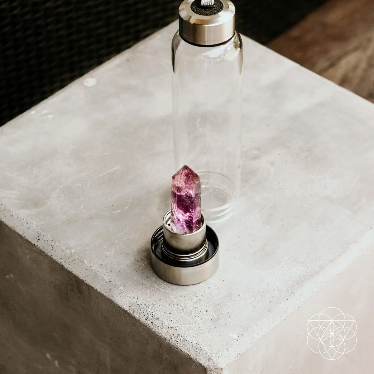 The Amethyst Healing Water Bottle