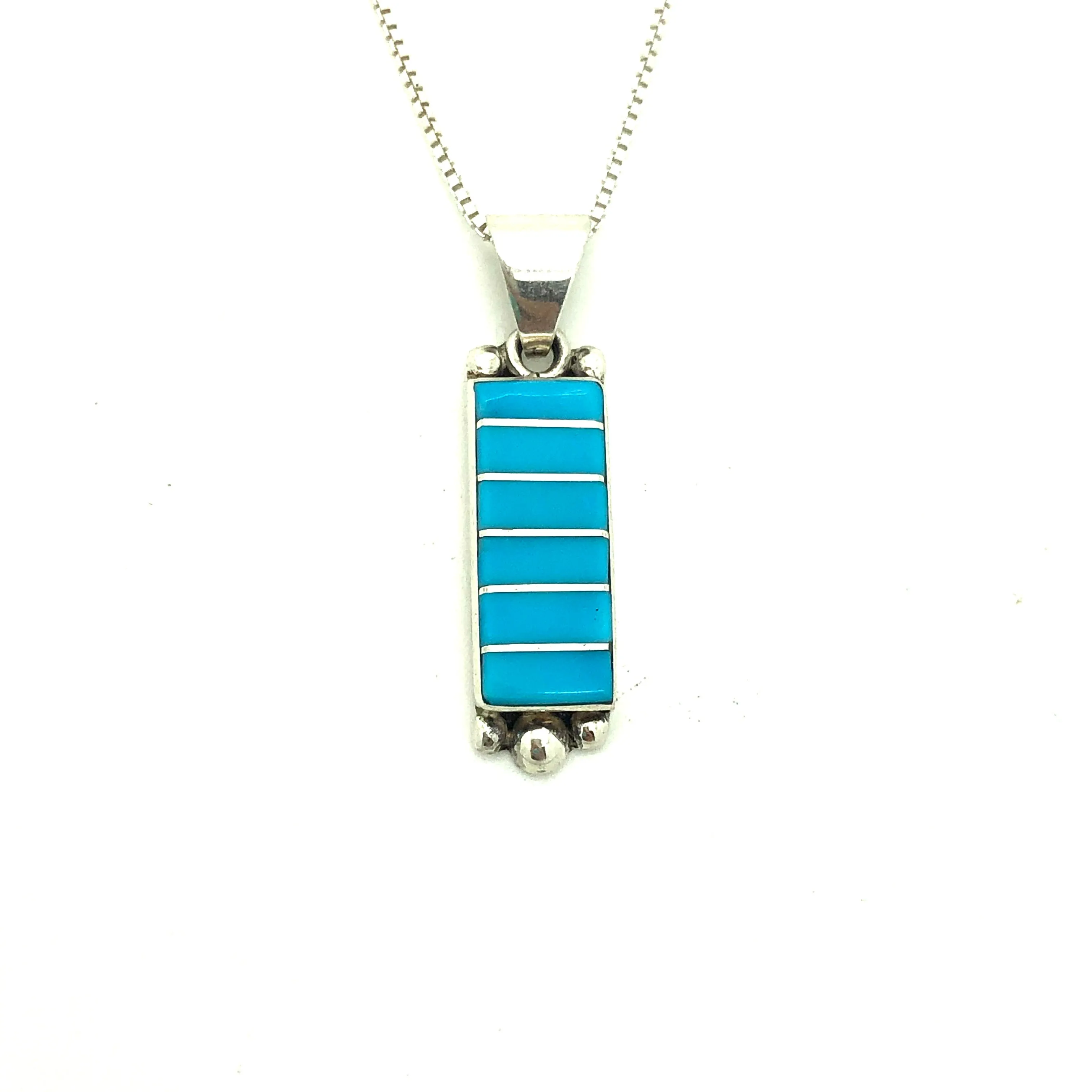 Turquoise Bar Necklace