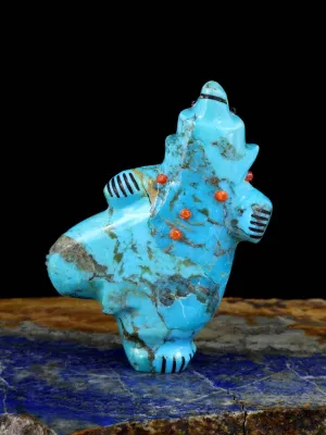 Turquoise Bear Zuni Fetish