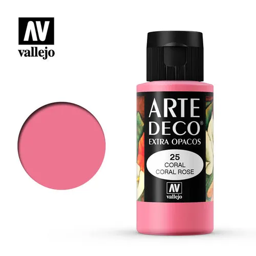 VALLEJO ART DECO 025-60ML. CORAL ROSE