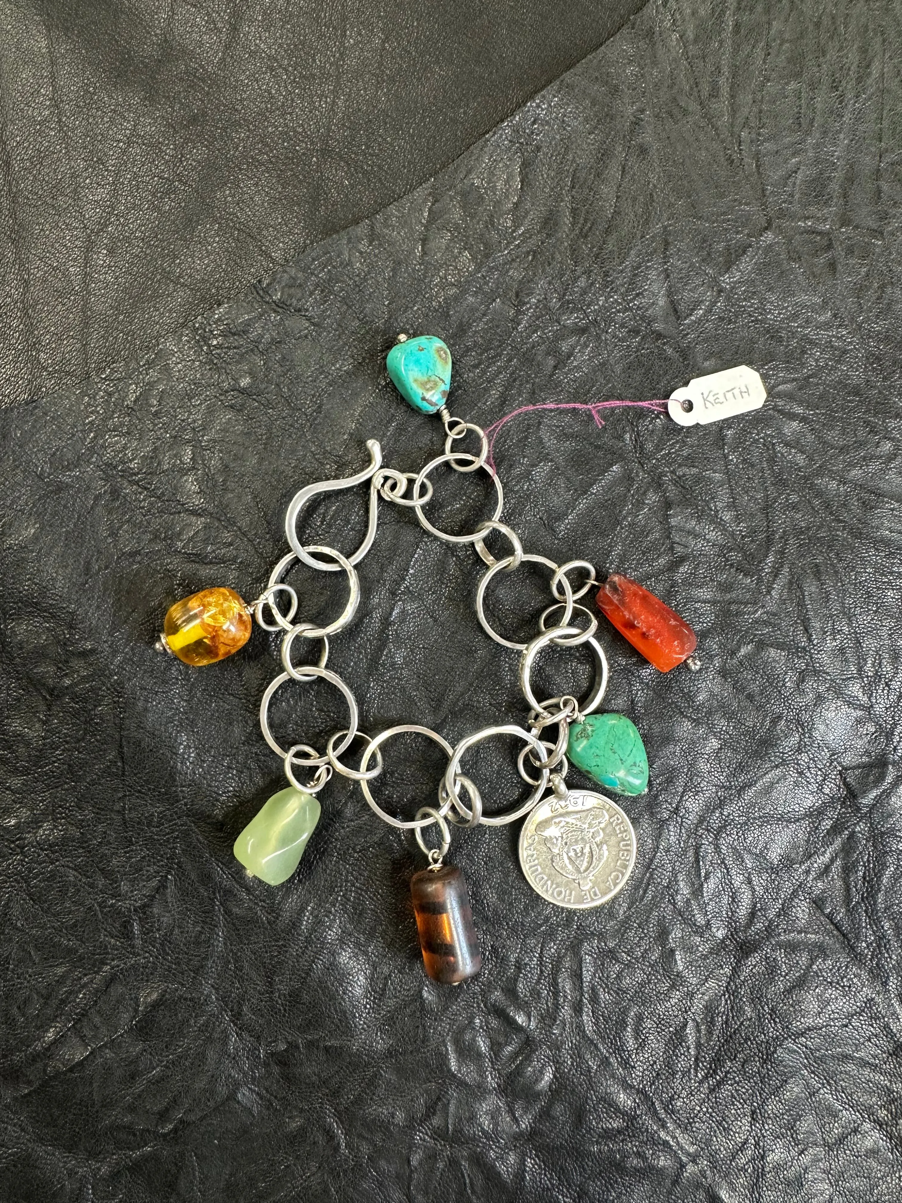 Vintage Republic of Honduras Charm Bracelet