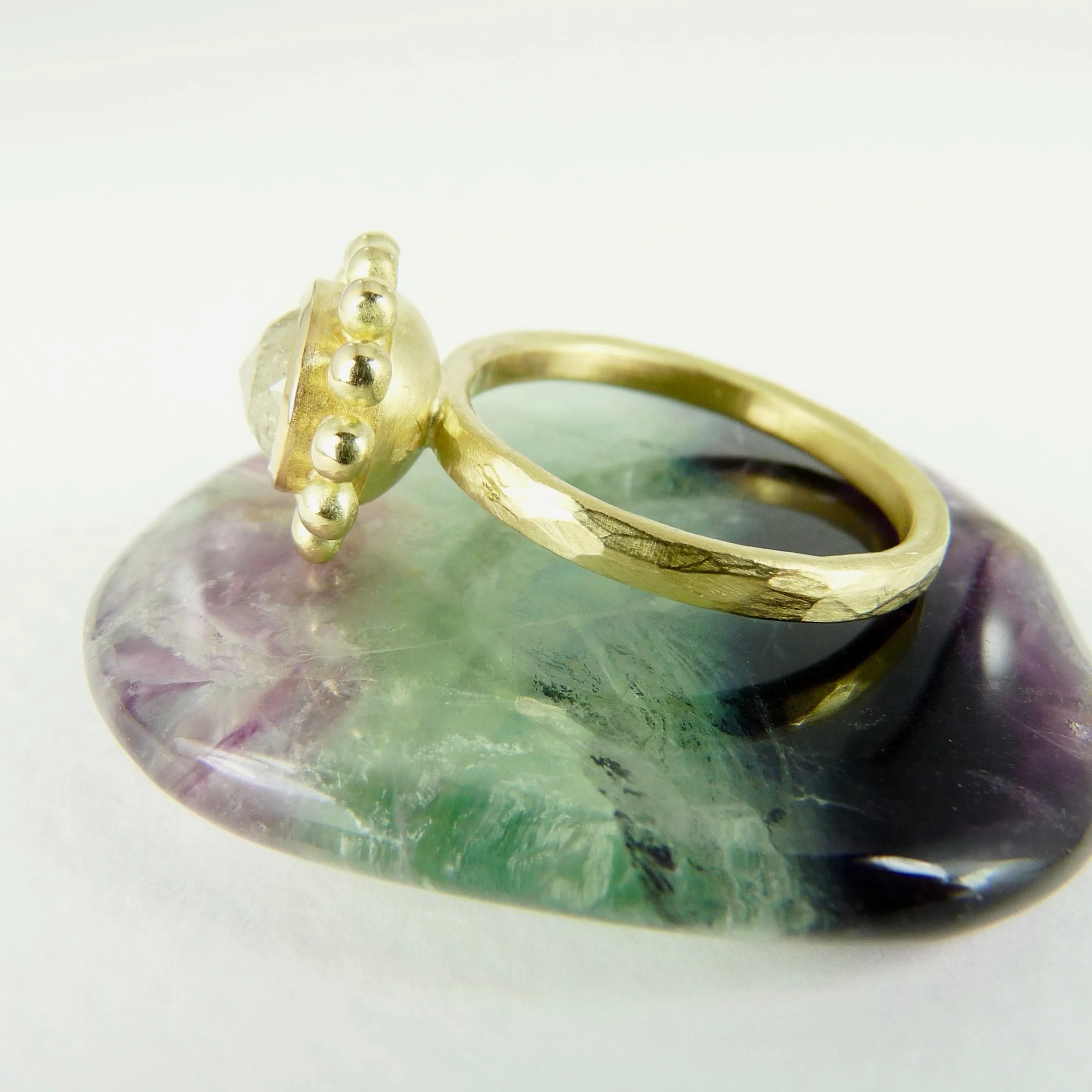 Yellow Diamond Courtesan Ring